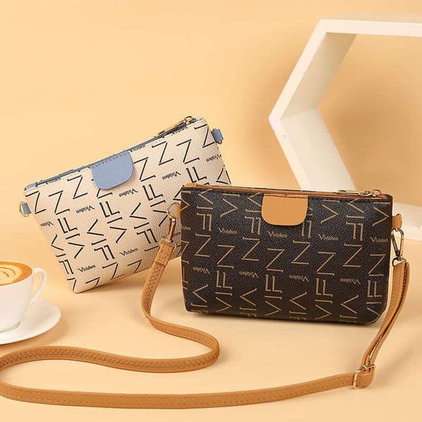 Fashionable Minimalist Handbag, Foreign Trade Wholesale Printed Small Square Stylish And Versatile Shoulder Bag, Women's
