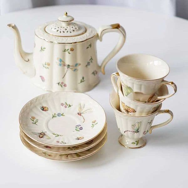 2026 British European French Ceramic And cologne Cutlery Set perfume Afternoon Dessert Tea Pot Coffee Cup Kitchen Beverage Y241214 Free Shipping