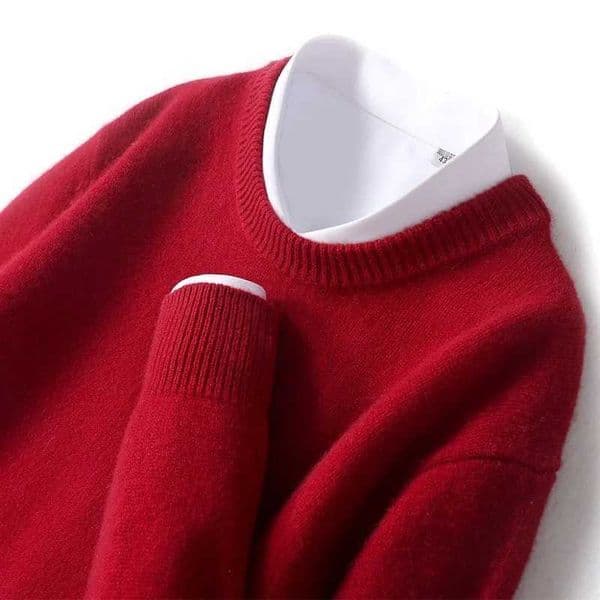 Hot Sale Cashmere Mens Sweater O-Neck Knitted Jumpers Long Sleeve Male Pullover Soft Warm Woolen Fashion Clothing Big SizeXJ241216
