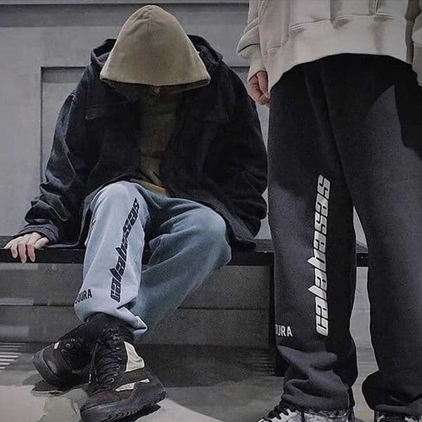 Street Fashion Trendy Season 6 Casual Pants High Quality Embroidered Cotton Sports Pants Neutral Carabasas Trouser X2412161