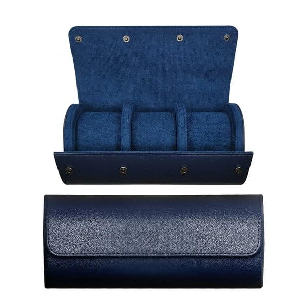 Watch Case Travel Organizer - Watch Roll Case - 3 Watch Case Display Storage for Men - Watches Accessory Gift 241216