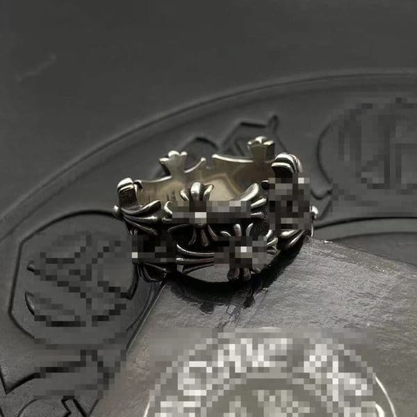 321 Designer Rings S Thai Plated Hip Hop Men And Women High Quality Vintage Cross Open Sterling Sier Fashion Chromeity Heartsjewelry Ring Jewelry 97D Q251114