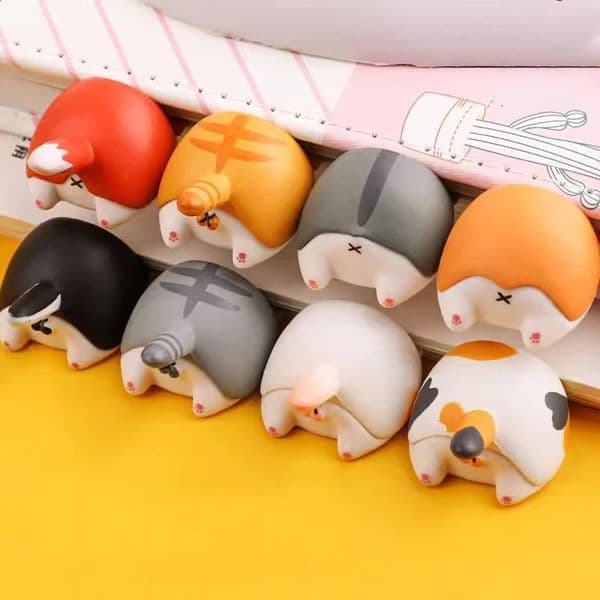 Kawaii Dog Cat Fox Butt Bookmarks Cute Animals Book Page Holder for Books Korean Stationery Kids Gift School Office 241217