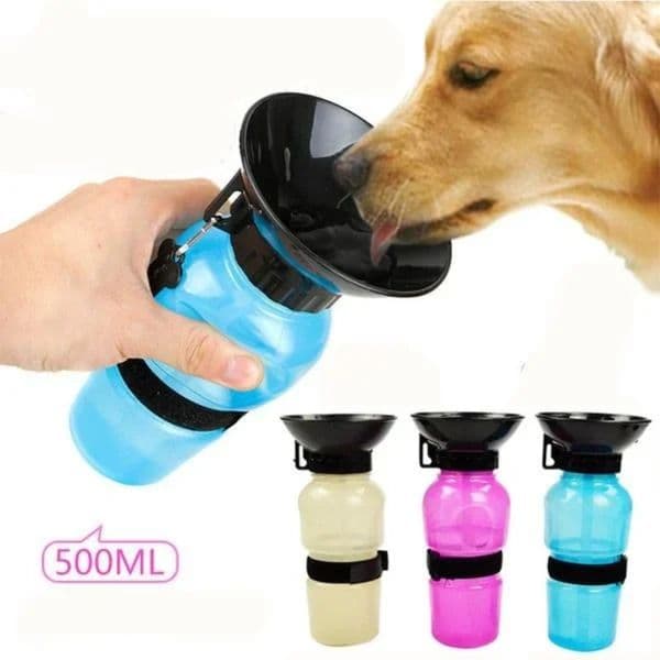 Cat Dog Bowl Designer Free Shipp Ing Portab L E Pet Bott Extrusion Large Travel Cup 500 Ml Outdoor Drinking Water Feeder Bowl For drink bottle Dog Cat Pet Sup