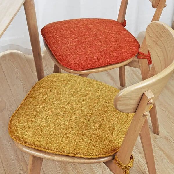 Winter Seat Cushion Stuffed Anti-slip Bottom Detachable Slow Rebound Pressure Relief Seat Pad Thickened Living Room Office Chair 241219
