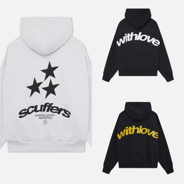 Men's Hoodies Sweatshirts Harajuku Scuffers Hoodie Womens Tight Sweater Gothic Korean Top grunge y2k Clothing New Gothic Super Large Hoodie T241204