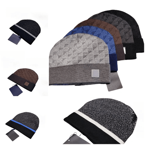 beanie designer women men Cap Autumn Winter Skull Caps Fashion Knitted Classic plaid letter Luxury Outdoor leisure cashmere hat