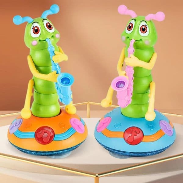 Kids Electric Dancing Saxophone Toys with LED Flashlight Cultivate Imagination Musical Educational Toy Boy Xmas Gift 241218