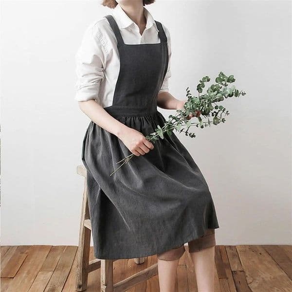 Adjustable Cooking Apron Unisex Household Solid Color Chef Waiter Barbecue Hairdresser Adult Apron Kitchen Supplies Tool 241219