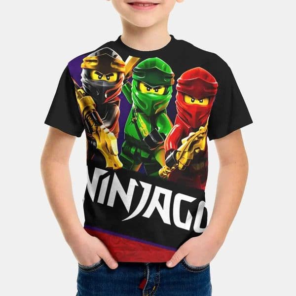 Designer baby 2026 Hot Games Print Baby Clothing 5 To 14 Years Male Outdoor Clothes For N-Ninjagos Children Boy Girl Child T-Shirt Top Shirts Free Shipping