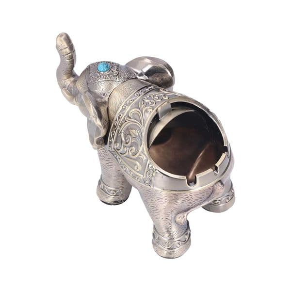 Elephant Cigar Plaster Windproof Embossed Design Durable Metal Fat Free Stable Exquisite Retro Plaster Desktop Decoration W241220