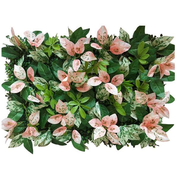 Artificial Plant Wall Artificial Green Lawn Tropical Leaves Clover Home Wedding Background Decorative Flower DIY 10pcs/lot