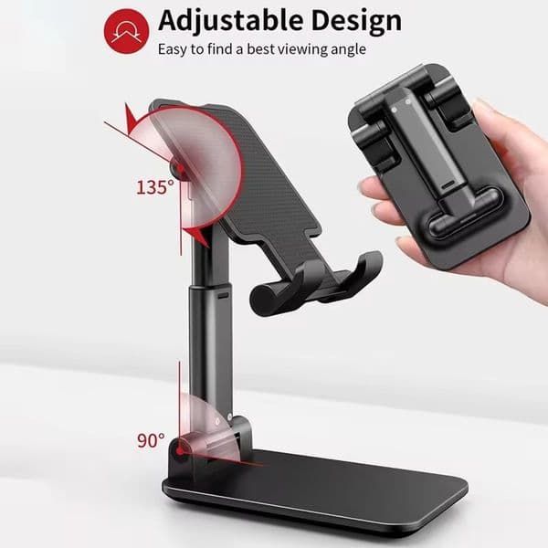 New Desk Mobile Phone Holder Stand 2025 For iPhone 16 iPad Xiaomi Adjustable Desktop Tablet Holder Universal Table Cell Phone Stand