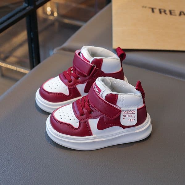 Kids Basketball Shoes for Children High Top Trainers Boys and Girls Kidsnest Sport Running Sneakers Enfant Toddler Baby Outdoor Shoes Sizes US5c-US12.5c