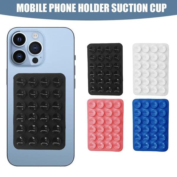 5Pcs Sticky Grippy Suction Phone Case Mount Sillicon 2025 Adhesive Phone Accessory For IPhone And Android Hands-Free Fidget Toy