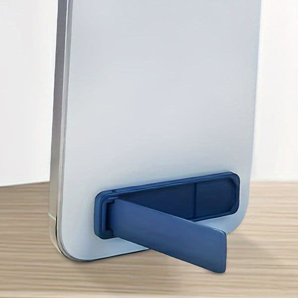 Ultra-thin Mini Holder 2025 Metal Folding Mobile Phone Bracket Back Sticker Invisible Portable Cellphone Desktop Support for iPhone