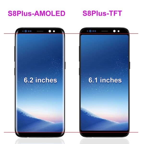 S8 Plus Super AMOLED Display Screen 2025 Replacement for Samsung Galaxy S8+ G955F G955FD Lcd DIsplay Digital Touch Screen with Frame
