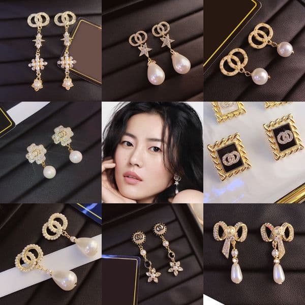 Classics Styles Designer Stud Earrings Pearl Earring Stainless Steel Letter Earrings Family and Friends Accessories Festivals Gifts Jewelry