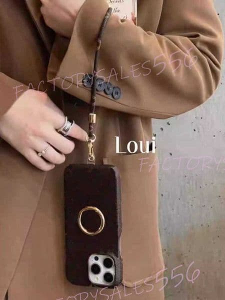 Luxury Designer phone cases iPhone 16 15 14 plus 13 12 11 Pro max 13Pro 14Pro highend and anti fall protective case women trendy brand personalized and creative wrist