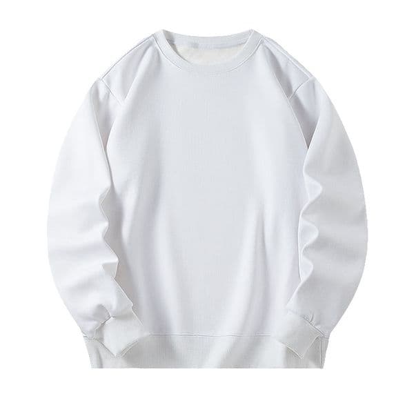 50 Men Long-sleeved T-shirt Round Neck Long-sleeved Loose Casual Sweatshirt Loose Casual