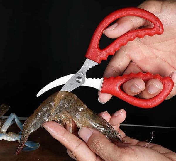 Lobster Fish Shrimp Crab Scissors Shrimps Seafood Shells Scissor Stainless Steel Sharp Seafoods Shear Kitchen Shears Tools Hot Z 12.22-10