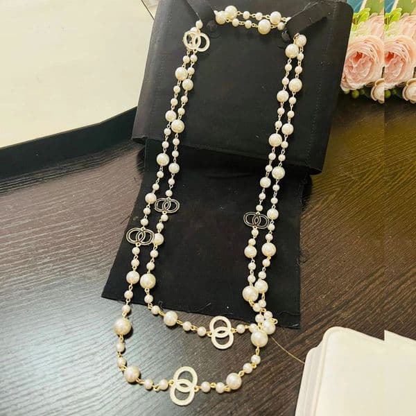 2026 New Women Necklace Choker Sweater Chain 18K Gold Plated Copper Designer Necklaces Pendant Statement Fashion Wedding Jewelry Accessories
