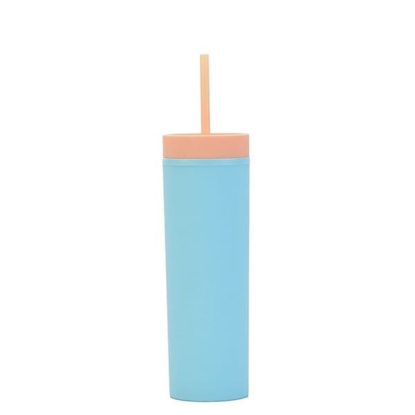 20.3OZ Colorful Plastic Tumbler Cup With Straw Lid Lightweight Reusable Leakproof BPA Free For Office Outdoor Bulk Wholesale