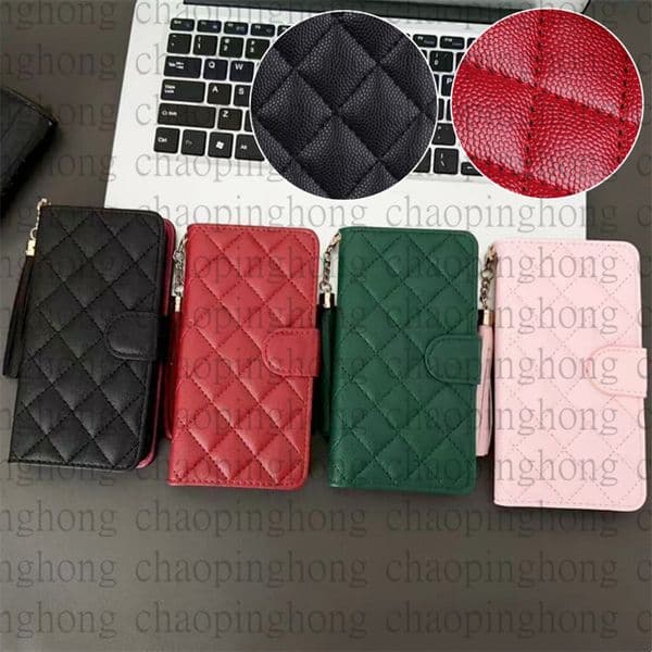 Leather Caviar Phone Case For iPhone 16 Pro Max Case Designer Apple iPhone 15 Pro Max 14 13 12 11 X XS Max XR 8P 16 Plus 15 Plus Phonecase Fashion Wallet Flip Card Holder Case