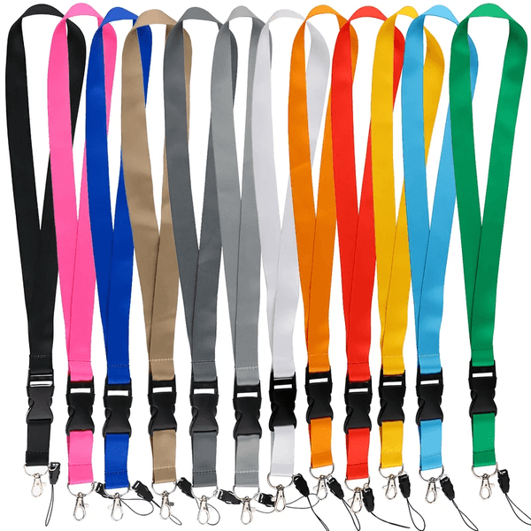 Customization LOGO cell Phone Lanyard Neck Hanging Lanyards for Keys ID Card Employee Card Badge Holder Straps Camera Rope