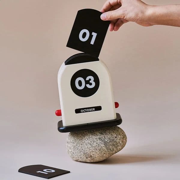 Nordic Style er Wooden Retro Calendar Creative Perpetual Calendar Desk Calendar Ornaments Room Decor 241223