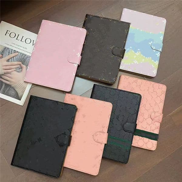 Luxury Tablet Leather Shockproof Smart Flip Flower Pattern Case for ipad pro 12.9 inch pro13 11 air 13 11 10.5 10.9 mini 6 5 4 3 10.2inch ipad 10 9 8 7 6 4 5 Full Protect Cover