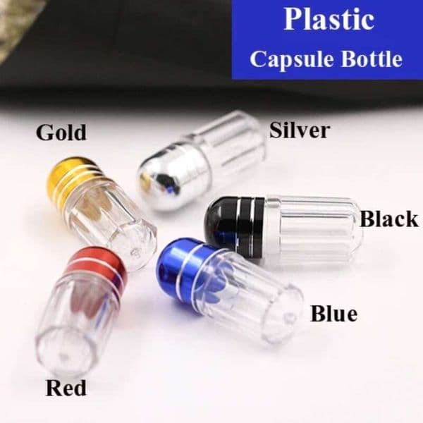 100Pcs/Lot 1G 5 Colors Small Plastic Capsule Single Capsul Health Care Products 1Ml E Capsules Bottle For Powder