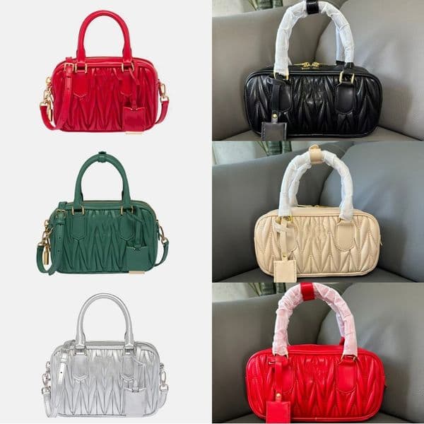 Underarm bags designer women shoulder bag for lady small pleated vintage luxury bag handbag female daily outfit clutch bags party popular high end to080 Y4