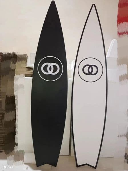 Home Photography Props Surfboard Background Designer Desktop Wall Ornaments Letter Print Decoration