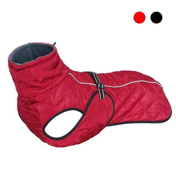 Dog Outdoor Jacket Waterproof Reflective Pet Coat Vest Winter Warm Cotton Dogs Clothing for Large Middle Dogs Labrador 241225