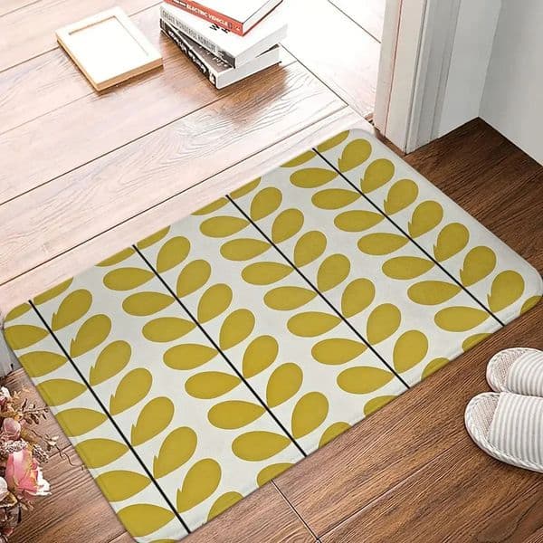 Orla Kiely Doormat Bathroom Welcome Polyeste Mat Kitchen Home Living Room Leaf Decor Floor Rug Door Mat Bath Mat 241225