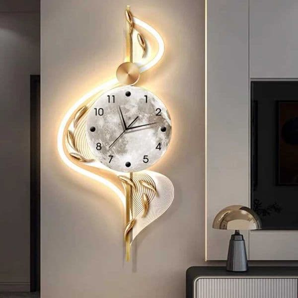 Nordic Aesthetic Wall Watch Cute Mechanism Luxury Metal Wall Art Xenomorph Wall Clocks Bedrooms Relogio De Parede Home DesignXJ241225