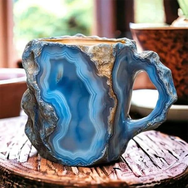 400ml Mineral Crystal Coffee Mugs Christmas Mug Drinkware Tea Cup Ceramics Pottery And Ceramic Gifts Coffeeware Teaware Cups 241225