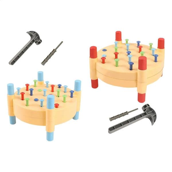 Pounding Toy Childrens Montessori Hammering Toy Learning Toy Baby Hammer Game 241226