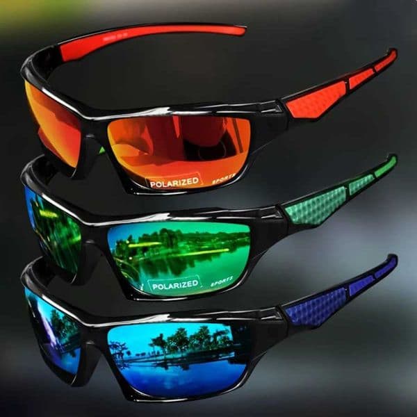 Fashion sports sunglasses polarized UV protective personalized glasses round frame metal mens and womens UV400 glasses W250315