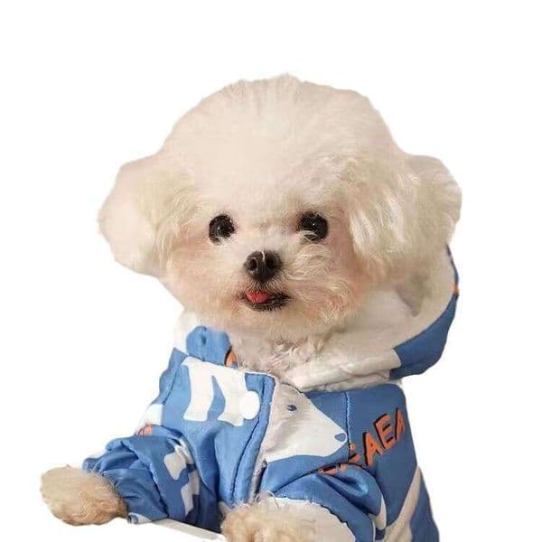 Dog Thickened Warm Teddy Bomei Pet Four legged Clothes Winter Plucked Cold Resistant Small and Medium Dogs