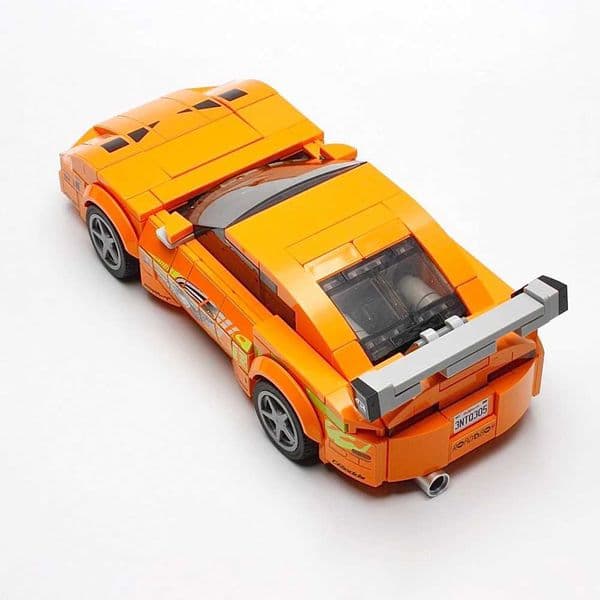 Build brick Block Set Build Block Set 379 Pieces Of MOC Brick Speed Champions Street Race Convertible Sports Car Model Building Blocks DIY Creative Assem