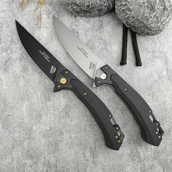 HOKC Tactics Assisted Flipper Pocket G Portable Outdoor Folding for Camping EDC Cutting Tool Multifunctional Fruit Knife