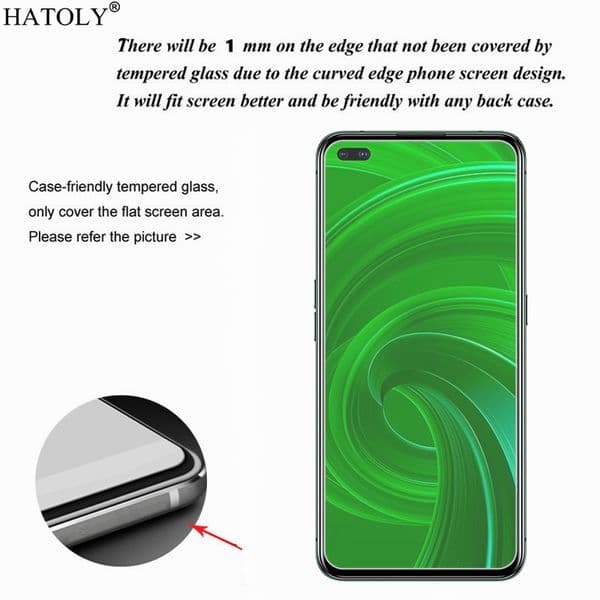 2Pcs Glass on Realme X50 Pro 5G Tempered 2025 Glass Realme X50 Pro Phone Screen Protector HD Protective Glass For Oppo Realme X50 Pro