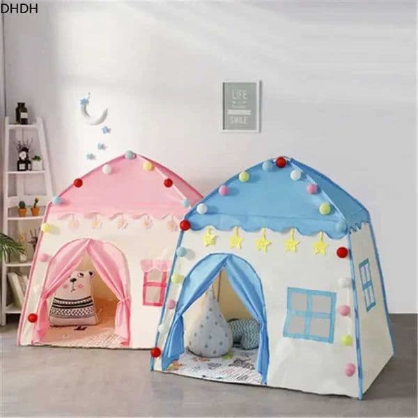 Baby Folding Tent Portable Castle Portable Baby Game House Childrens Tent Outdoor Gift Room Decoration W241230