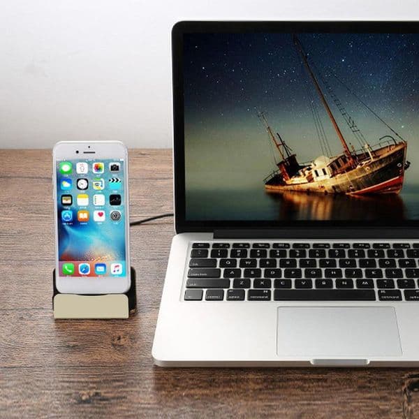 Type C Charger Dock Station Desktop Standing Cell Phone 2025 Charger Station Base Mobile Phone Charging Accessories For Office Dorm