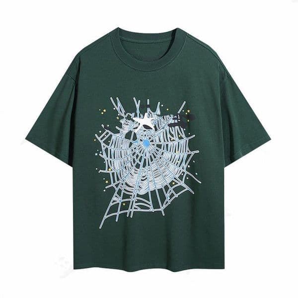New designer t shirt mens spider Tshirt gothic designer clothes Short Sleeve Tops Loose Men Women Shirt Streetwear Hip Hop Clothing Pink Tee tshirt High Quality S326