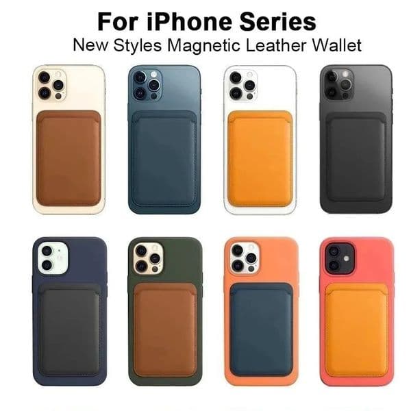 wallet cases Magsafe Magnetic Leather Card for iPhone 15 14 12 11 13 Pro Max Mini back Cover phone case designer with package1