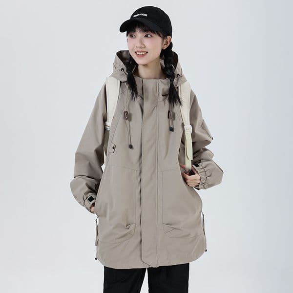 Charge spring autumn hooded loose trendy work jacket, ruffled and men's clothing set, paired with a handsome set H7.4#54