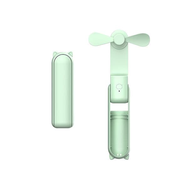 Handheld mini folding USB rechargeable fan multifunctional small fan with long battery life